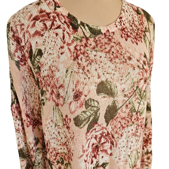 Show Me Your Mumu Bonfire Sweater In Hydrangea Blooms Sz L - Picture 6 of 13